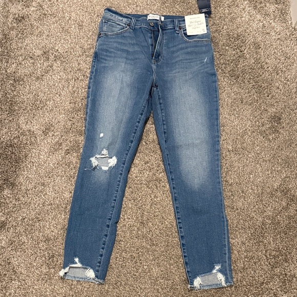 Abercrombie & Fitch Denim - Abercrombie & Fitch Distressed Blue Skinny Jeans
